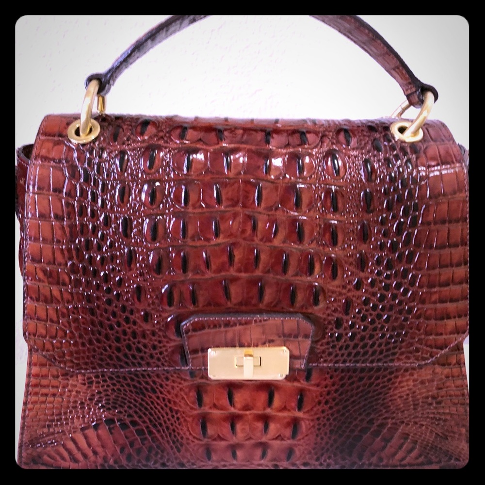 BRAHMIN BRINLEY SATCHEL PURSE